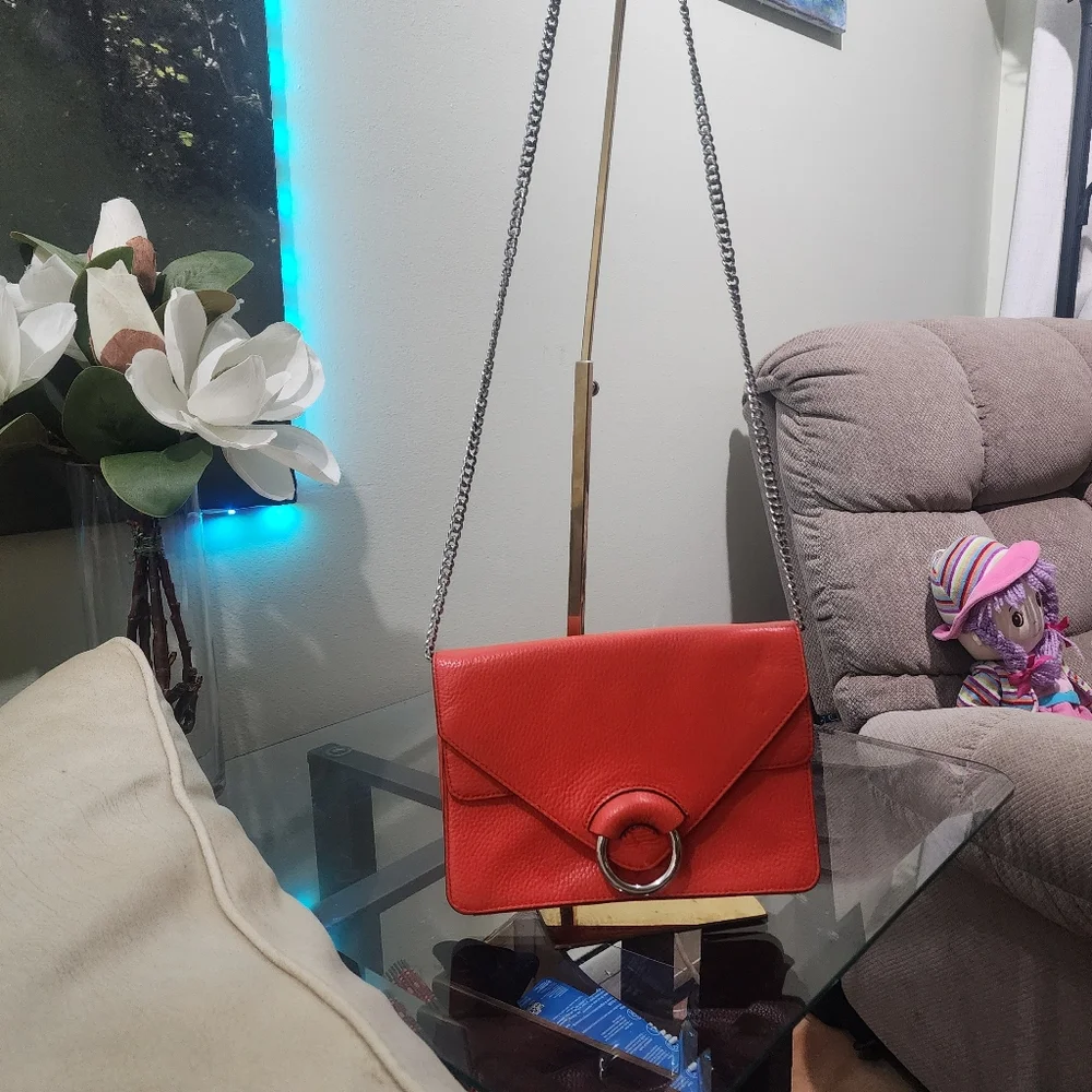 Banana Republic Vibrant Orange Crossbody Bag
